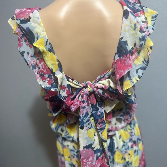 Nwot LC a Lauren Conrad ruffled tie back dress size xs - Picture 5 of 10